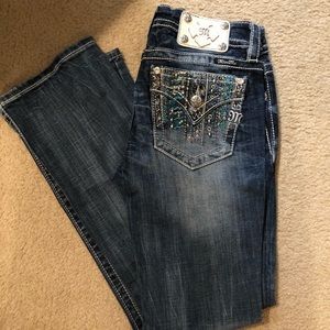 Miss Me boot cut medium wash jean